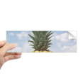 thumbnail image 1 of Fresh Tropical Fruit Pineapple Picture Rectangle Bumper Sticker Notebook Window Decal, 1 of 1