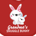 thumbnail image 4 of Inktastic Grandmas Snuggle Bunny Easter Boys Baby Bib, 4 of 4