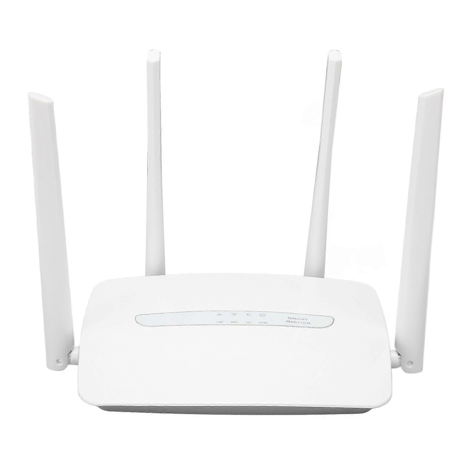 4G LTE CPE WiFi Router with SIM Card Slot External Antenna 150Mbps Support 32 Users WAN LAN Port Wifi Hotspot 100?240V UK Plug