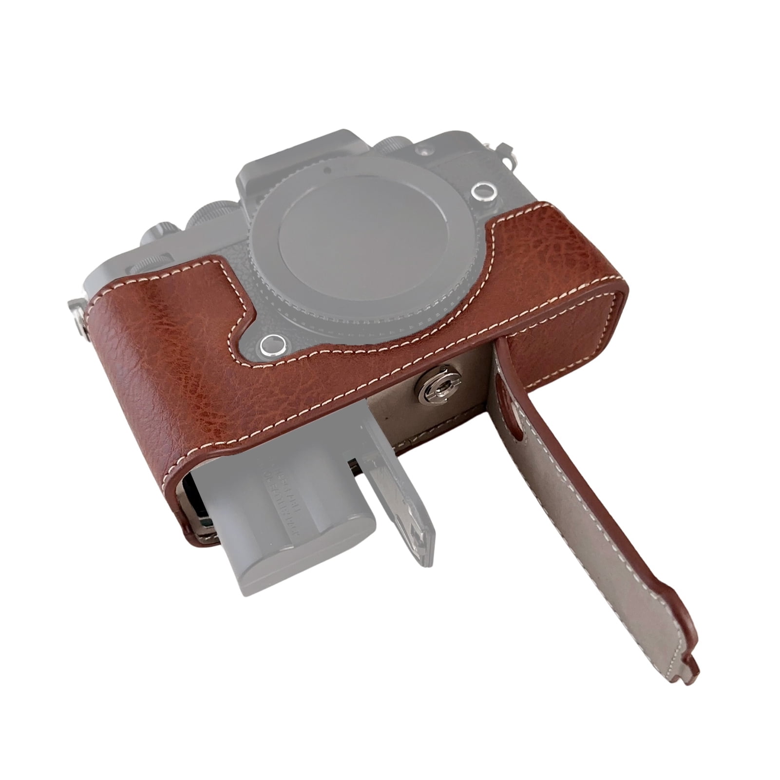 【新品未使用】Aging GZ cover Type2/SAPPHIRE Graflsoa Nikon Zf Camera Leather Case with Adjustable Strap, Olive