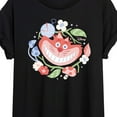 thumbnail image 3 of Disney - Alice In Wonderland - Cheshire Cat Circle - Juniors Ideal Flowy Muscle T-Shirt, 3 of 5