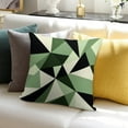 thumbnail image 7 of Green And Beige Modern Art Geometric Pillow Covers,Green And Beige Modern Art Geometric Throw Pillow Covers 18"×18" ,Living Room Sofa Couch Pillow Covers,Decorative Pillow Covers, 7 of 7