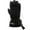 Black, variant on HOTFINGERS Men's Stellar Snow Sports Gloves, Color: White/Black, Size: XL