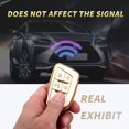 thumbnail image 3 of Key Fob Cover Compatible with Cadillac XT5 ATS CT5 CT6 XTS XT4 2017-2021 5 Button TPU Keychain Case Holder Protector,White, 3 of 5