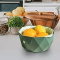 thumbnail image 7 of Wovilon Kitchen Strainer Colander Bowl Set, 2 In 1 Multipurpose Sink & Strainer, Sink & Fruit & Vegetable Basket, 7 of 7