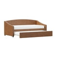 thumbnail image 6 of Hillsdale Oakley Upholstered Twin Daybed with Trundle, Saddle, 6 of 18
