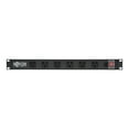 thumbnail image 2 of Tripp Lite Power Strip Rackmount Metal 120V 5-15R Right Angle 12 Outlet 1U - Power distribution strip (rack-mountable) - AC 120 V - input: NEMA 5-15 - output connectors: 12 (NEMA 5-15) - 1U - 19" - 15 ft cord, 2 of 8