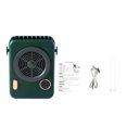 thumbnail image 1 of Ventilador para colgar en el cuello Ventilador recargable eléctrico digital LED Enfriador de forma de cámara portátil ajustable, Verde Advancent HA004178-03B, 1 of 6