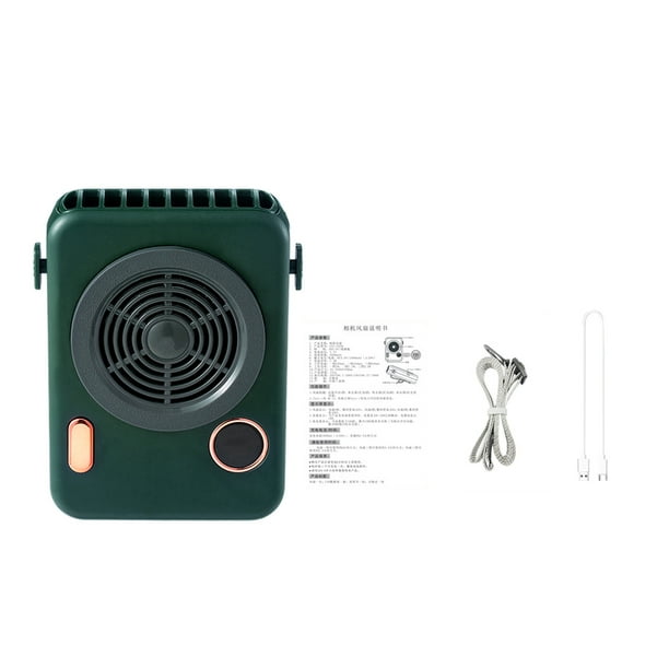 Naiovety Mini ventilador de cámara Usb, ventilador portátil eléctrico, pequeño enfriador de aire, carga original, electrodomésticos para el hogar, Electrodomésticos Verde Naiovety HA004178-03B