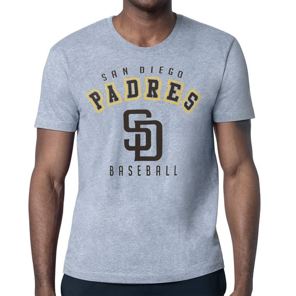 Men's Starter Gray San Diego Padres Team Logo T-Shirt