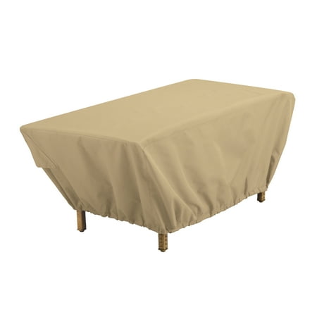 Classic Accessories Terrazzo Water-Resistant 48 Inch Rectangular Patio Coffee Table Cover