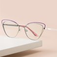 thumbnail image 3 of Marco De Gafas De Gato Espejo Plano De Moda Europea Y Americana Femenina Wh551 Gafas De Luz Anti-Azul Kick-off, Gafas De Juego Nerd De Gran Tamaño para Computadora (no Rojo Verde  Cocina, Decoración y Otros, 3 of 5