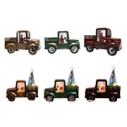 Ornaments Christmas Ornaments Tractor Ornaments Christmas Gifts Santa Claus Drives A Tractor Small Ornaments