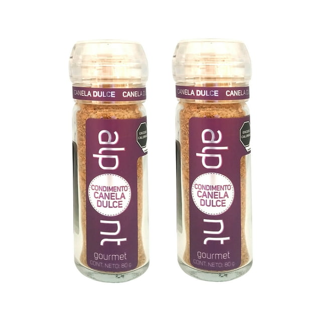ALPONT GOURMET Molinillo Canela Dulce 80g 2 Piezas