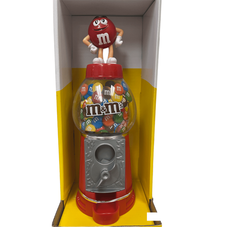 M & M CANDY DISPENSER FOR ALL CANDY LOVERS - Yellow (Fit MM Chocolate, Not  Peanut) 