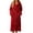 Red, variant on Winter Fleece Robe for Women Comfy Absorbent Wrap Bathrobe with Belt Loose Long Sleeve Hooded Pocket Long Bathrobe
