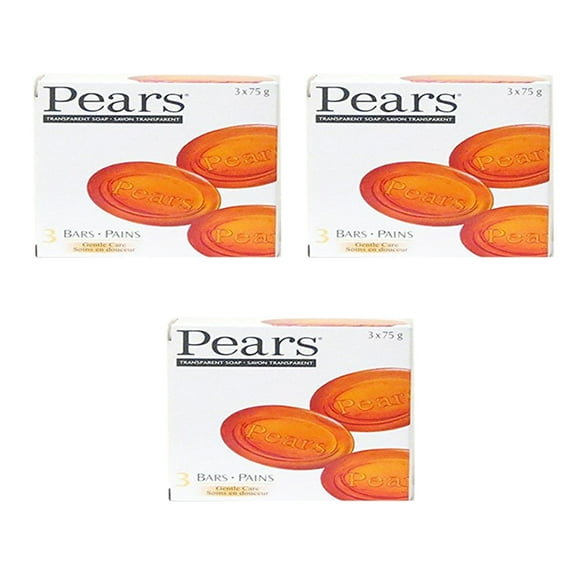 Pears Savon Doux 3 en 1 Pack (3*75 g Environ) 020261 (Pack de 3)