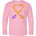 thumbnail image 3 of Inktastic Fire Heart Dragons Long Sleeve Youth T-Shirt, 3 of 5