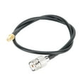 thumbnail image 1 of Conecta antenas base y móviles, diseño compacto, adaptador de antena UHF hembra a SMA hembra, color negro, 1 of 8