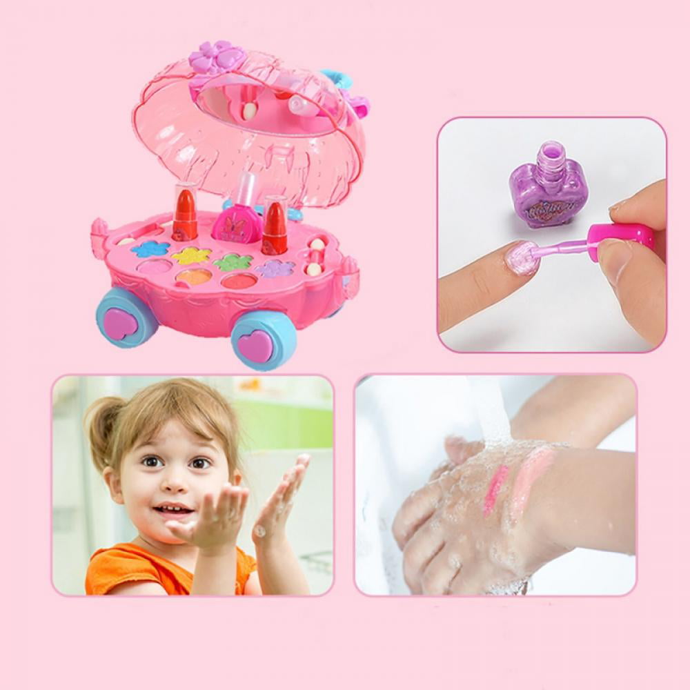 Emulational Children Cosmetic Toy Makeup Set PU Bag Girl Pretend Play Toy  Beautiful Toys for Girls Kids Safe and Non-Toxic Children's Toy Girls Make  up - China Toys Girls Make up and