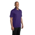 thumbnail image 4 of SPORT-TEK Mens PosiCharge Active Textured Polo ST690 -Purple M, 4 of 6