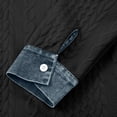 thumbnail image 6 of MaFYtyTPR Women's Cardigan Jacket Fall Winter Denim Patchwork Versatile Shirts for Fall Winter Daily Wear Black M, 6 of 6
