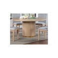 thumbnail image 5 of Lilola Home 59" Rectangle Pedestal Dining Table, Oak, 5 of 5