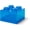 Translucent Blue, variant on Room Copenhagen LEGO Stackable Plastic 4 Knob 5.7L Storage Box with Top Lid, Translucent Blue