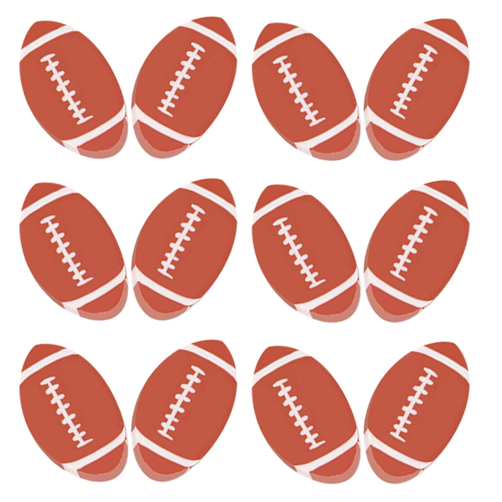 MLINS 200 pcs  Delicate Erasers Portable Rugby Erasers Creative Pencil Erasers Stationery Accessory