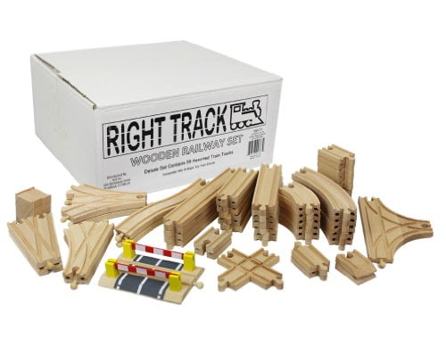 deluxe wooden train