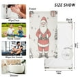 thumbnail image 6 of Yayeee 100% Cotton Hand Towels for Bathroom 16" x 28" Soft Absorbent Kitchen Towel, Beige Christmas Santa, 6 of 7