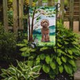 thumbnail image 2 of Carolines Treasures CK2023GF Under the Tree Labradoodle Garden Size Flag, 2 of 3