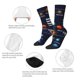 thumbnail image 4 of Fotbe Solar System Calcetas Largas con Estampado para Hombre y Mujer – Calcetas de Compresión Transpirables y Elásticas, Viajar y Uso Diario Talla 5-11, 4 of 6