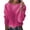 Red, variant on Cropped Sweaters for Women Long Sleeve Crewneck Loose Casual Ribbed Knit Pullover Sweater Lightweight Fall Tops