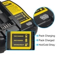 thumbnail image 3 of DCB105 Rapid Battery Charger Compatible with Dewalt 12V/20V Max Lithium-ion Battery DCB206 DCB204 DCB200-2 Replacement for DCB101 DCB105 DCB112 DCB115 Battery Charger, 3 of 7