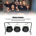 thumbnail image 4 of Cauldron Decorations,  Witches Cauldron Multifunctional Black  for Outside, 4 of 8