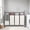 Beige, variant on 4 Bag Laundry Basket Sorter Laundry Hamper Cart with Heavy Duty Rolling Lockable Wheels and Removable Bags