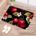 thumbnail image 5 of Cherry Non-Slip Polyester Indoor/Outdoor Carpet Game Mat Bath Rugs Machine Washable, 5 of 6