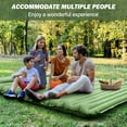 thumbnail image 6 of Double Sleeping Pad for Camping, 5"Ultra-Thick Queen Camping Mattress for 2 Person with Pillow, Built-in Pump, Self Inflating Camping Pad for Backpacking, Hiking, Traveling, Tent, 6 of 11