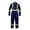 Navy Blue, variant on Flame Resistant FR High Visibility Hi Vis Coverall - 88% C/12% N (X-Large, Black)