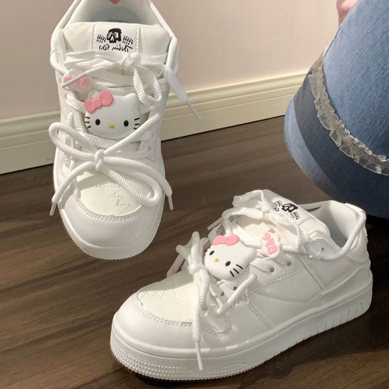 Hello kitty sneakers womens best sale
