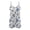 Blue Sea Turtle Floral, variant on ZAITUBLES Womens Summer Casual Romper Sleeveless Short Jumpsuits Loose Adjustable Spaghetti Strap Outfit with Front Pockets, Soft Resort Lounge Wear, Gray Leopard Print Print, Size 2XL