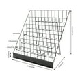 thumbnail image 2 of 6-Tier 18" Wide Wire Tabletop Display Rack Greeting Card Book CD DVD Book Stand, 2 of 23