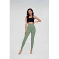 thumbnail image 1 of Pantalones de yoga, pantalones de fitness para mujer, color melocotón, cintura alta, contracción del vientre, levantamiento de cadera, color sólido, moldeador, ajustado, sin costuras,, 1 of 6