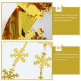 thumbnail image 4 of Snowflake Garland Metallic Foil Fringe Curtain Backdrop Decorative Door Window Curtain, 4 of 8