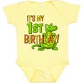 thumbnail image 3 of Inktastic It's My 1st Birthday with Cute Green Alligator Boys or Girls Baby Bodysuit, 3 of 5