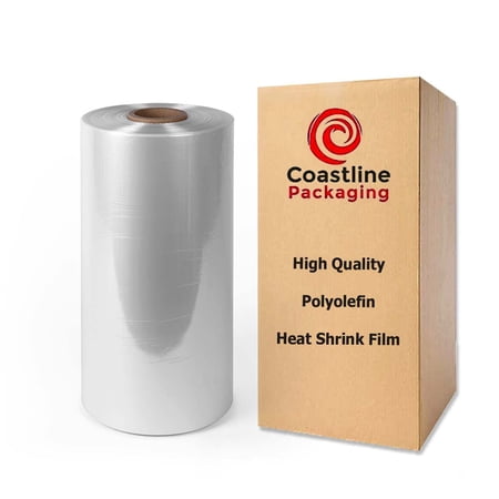 Packaging 24" 100 Gauge 2625 Feet Center Fold Polyolefin Heat Shrink Wrap Film Roll