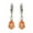 Orange, variant on Censtreet Dangle Earrings for Women Multicolor Crystal Drop Earrings Set Fashion Cubic Zirconia Dangle Earrings Trendy Jewelry Gifts for Women
