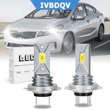 For Kia Forte 2017-2022 LED Headlight Bulbs H7 High Low Beam Fog Light 6000K 2pcs