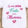 thumbnail image 6 of Caqnni Baby 12-18 Months One-Piece Romper Childrens Bodysuit Newborn Printed Short Sleeved Romper Comfortable A26-Hot Pink, 6 of 6